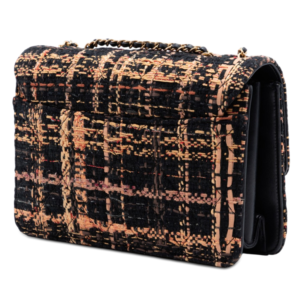 Pre-Loved Chanel Medium Quilted Tweed Beauty Lock Flap - Picture 2 of 7